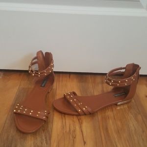 Tan sandals
